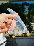Apple iPhone 16 Pro Kılıf Kartlıklı Lüx Şeffaf Silikon Kapak