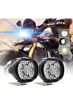 Motosiklet 6 Ledli Drl Sis Farı Seti