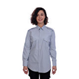 Formteks Güvenlik Gömlek Klasik Yaka Uzun Kol Gri