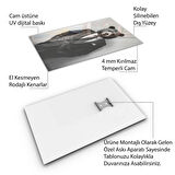 Hayvan Cam Tablo - Takım Elbiseli Sevimli Dostlar - Dikey Motif 07-002