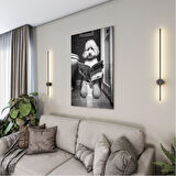 Hayvan Cam Tablo - Sevimli Dostlar Lavaboda - Dikey Motif 08-190