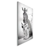 Hayvan Cam Tablo - Sevimli Dostlar Lavaboda - Dikey Motif 08-289