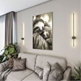 Hayvan Cam Tablo - Anne ve Yavru - Dikey Motif 14-056