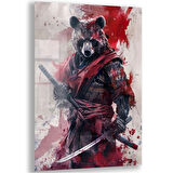 Hayvan Cam Tablo - Ninja - Dikey Motif 16-001