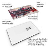 Hayvan Cam Tablo - Ninja - Dikey Motif 16-001