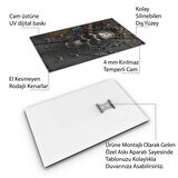 Fantastik ve Korku Cam Tablo - Karışık - Dikey Motif 01-005