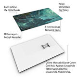 Fantastik ve Korku Cam Tablo - Karışık - Dikey Motif 01-034