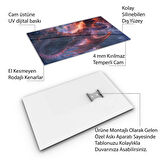 Fantastik ve Korku Cam Tablo - Karışık - Dikey Motif 01-044