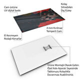 Fantastik ve Korku Cam Tablo - Karışık - Dikey Motif 01-067
