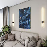 Fantastik ve Korku Cam Tablo - Karışık - Dikey Motif 01-072