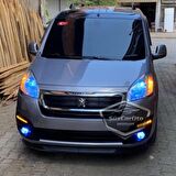 Peugeot Partner Tepee 2008-2018 Uyumlu Üniversal Astra H lip Esnek Ön Lip 2 Parça Tampon Altı Dil Karlık Ön Ek