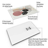 Klasik Bohem Cam Tablo - Dikey Motif 02-471