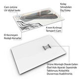 Klasik Bohem Cam Tablo - Dikey Motif 02-492