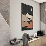 Klasik Bohem Cam Tablo - Dikey Motif 02-525
