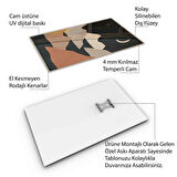 Klasik Bohem Cam Tablo - Dikey Motif 02-525