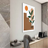 Klasik Bohem Cam Tablo - Dikey Motif 02-540