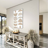Klasik Bohem Cam Tablo - Dikey Motif 02-550