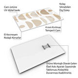 Klasik Bohem Cam Tablo - Dikey Motif 02-550