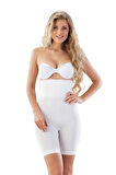Kadın Beyaz Double Yüksek Bel Paçalı Korse 2074