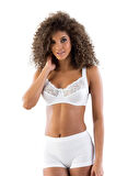 Kadın Beyaz Seamless Külot Korse
