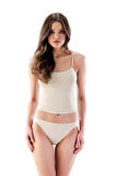 Kadın Bej Seamless Slip Külot Korse 3001