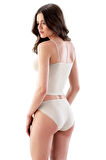 Kadın Bej Seamless Slip Külot Korse 3001