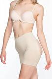 Kadın Bej Seamless Antiselülüte Popo Açık Boxer Korse
