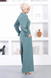 Kemerli Tulum Elbise Mint 12244