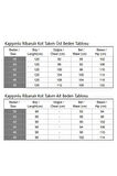 Kapşonlu Ribanalı Kot Takım Füme 19244