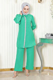 Taş Detaylı Takım Yeşil MSW19195-4