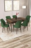 Rovena Lora Barok 70x114 Açılabilir Mdf Yemek Odası Takımı 6 Adet Sandalye
