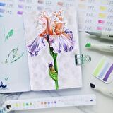 "Doğu Kaleydoskopu" koleksiyon eskiz defteri A5 (marker ve grafik için) Limited edition sketchbook