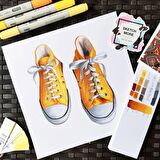 Super set 3ü1 arada kare albüm seti 11×11+15×15+20×20 cm 90 sayfa (marker ve grafik için)