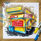 Super set 3ü1 arada kare albüm seti 11×11+15×15+20×20 cm 90 sayfa (marker ve grafik için)