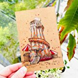 Diktörgen a6 mix albüm 3 çeşit kağıt (karışık teknikler için) Mix paper album