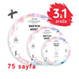 Super set 3ü1 arada yuvarlak albüm d11+d15+d20 cm (suluboya ve grafik için)