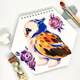 Altıgen 100% pamuklu spiralli eskiz defteri (suluboya ve grafik için) ARHES hexagon sketchbook