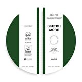 Yuvarlak d20 cm eskiz defteri (suluboya ve grafik için) Watercolor round sketchbook