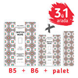Super set 3ü1 arada B6+B5+palet