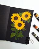 3 çeşit kağıt “Doğu Kaleydoskopu” eskiz defteri A4 (Karışık teknikler için) Mix paper sketchbook