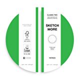 Yuvarlak d20 cm eskiz defteri (marker ve grafik için) Round sketchbook