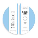 Yuvarlak d20 cm eskiz defteri (marker ve grafik için) Round sketchbook