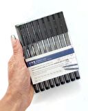 Pigment çizim kalemi 9'lü set