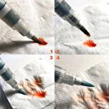 3'lü Doldurulabilir Sulu Boya Fırçalar Seti ''Vincent Van Gogh'' WATER BRUSH