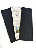 Pres tuval DİKDÖRTGEN 10*30 cm. SİYAH %100 pamuk 310 Gr/m2