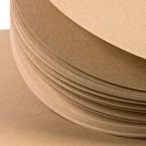 Super set 3ü1 arada yuvarlak kraft albüm d11+d15+d20 cm (karışık teknikler için)