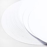 Yuvarlak d15 cm mix albüm 3 çeşit kağıt (karışık teknikler için) Round mix paper album