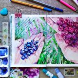 “Doğu Kaleydoskopu” koleksiyon eskiz defteri B5 Limited edition watercolor sketchbook