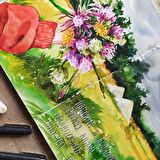 “Doğu Kaleydoskopu” koleksiyon eskiz defteri B6 Limited edition watercolor sketchbook