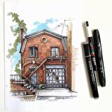 Super set ü1 arada dikdörtgen albüm seti A6+A5+A4 180 sayfsa (marker ve grafik için)